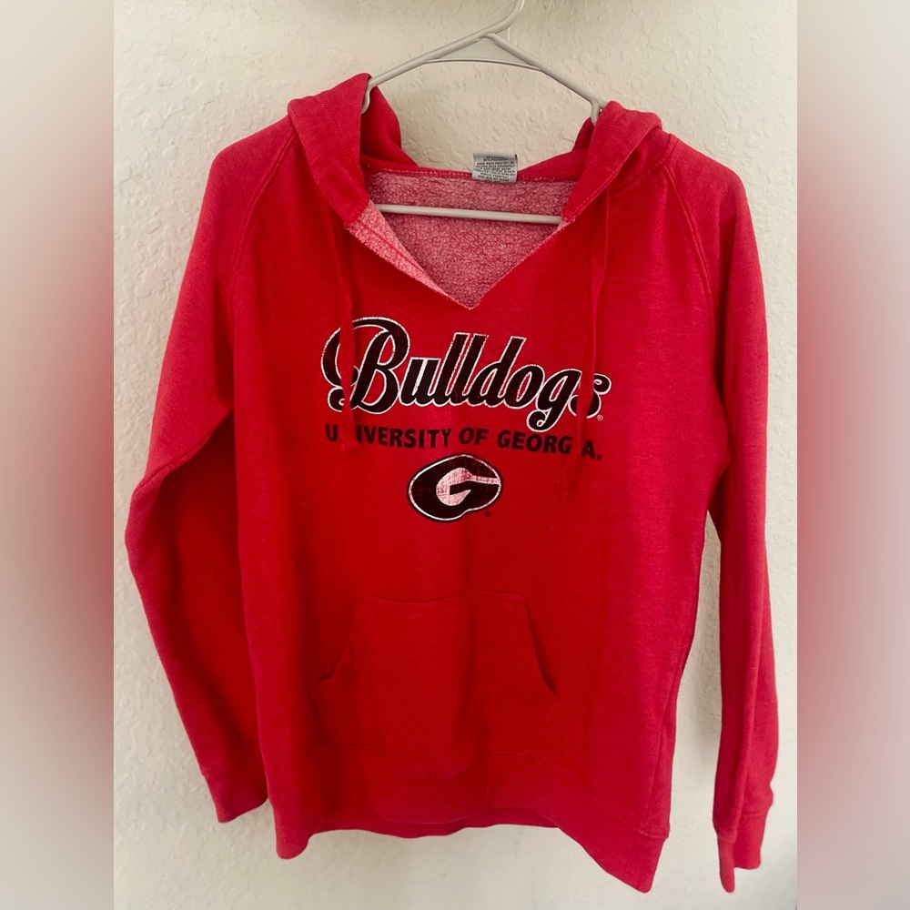 University of Georgia Hoodie-Sweatshirt | Red | Great Condition | Size Medium